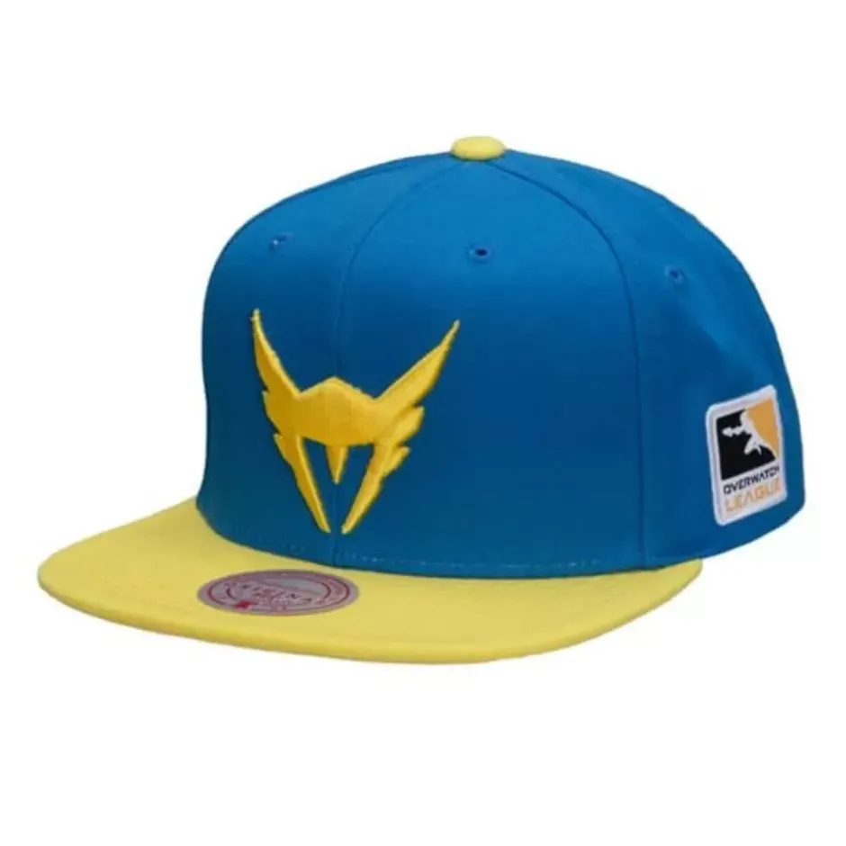 Mitchell & Ness Snapback-Owl Team Two Tone Snapback Los Angeles Valiant