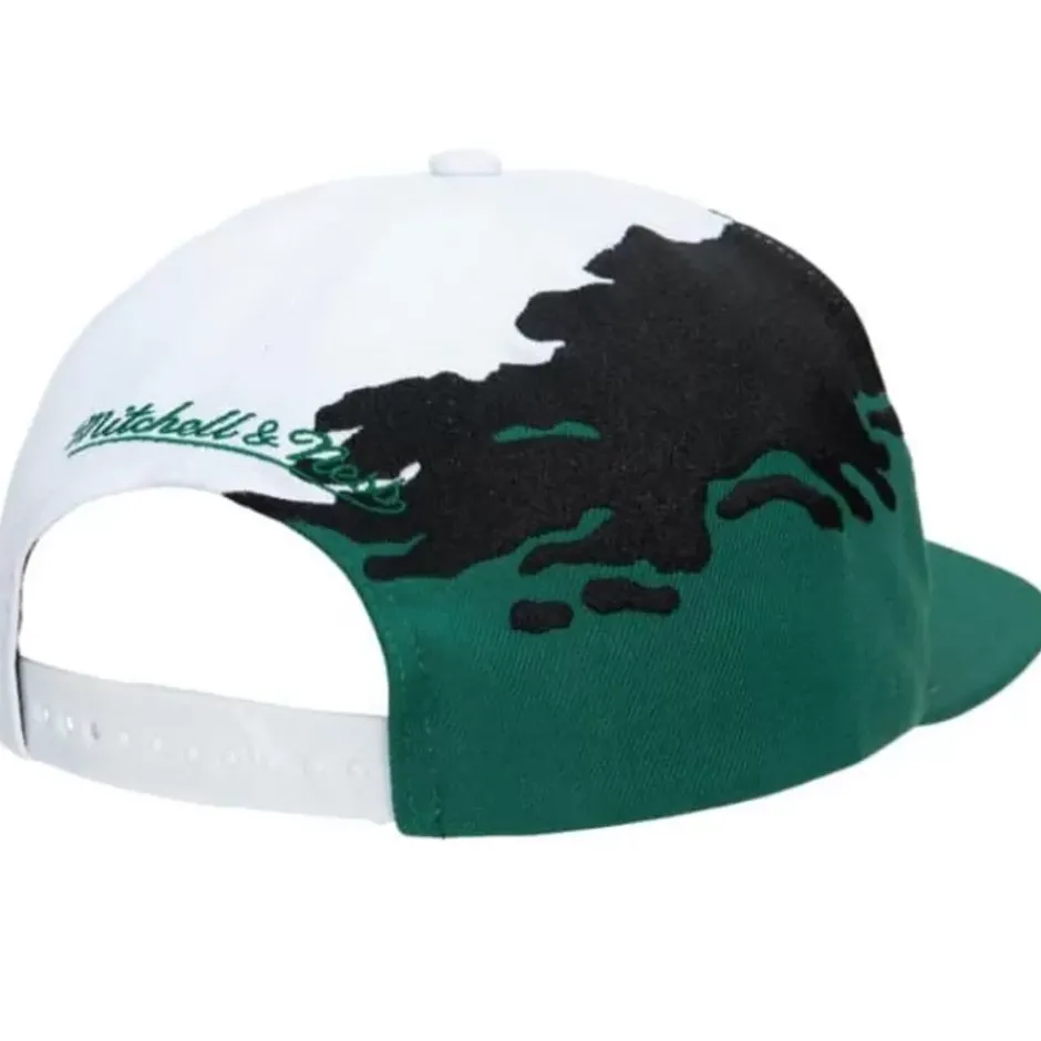 Mitchell & Ness Snapback-Paintbrush Snapback Hwc Boston Celtics