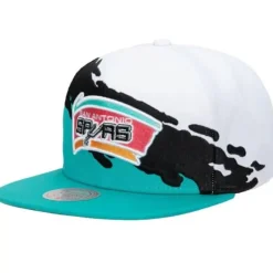 Mitchell & Ness Snapback-Paintbrush Snapback Hwc San Antonio Spurs