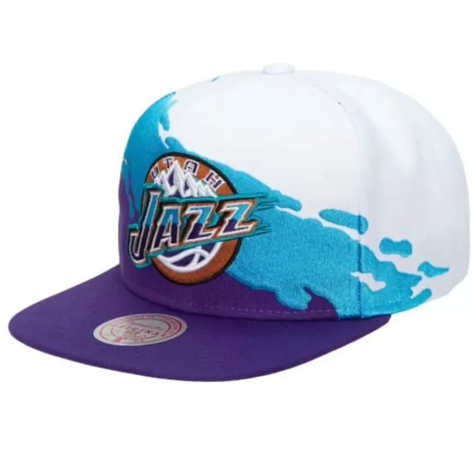 Mitchell & Ness Snapback-Paintbrush Snapback Hwc Utah Jazz