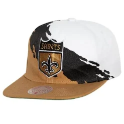 Mitchell & Ness Snapback-Paintbrush Snapback New Orleans Saints