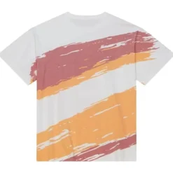 Men Mitchell & Ness T-Shirts & Tops-Paintbrush Sublimated Ss Tee Houston Rockets