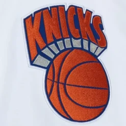 Men Mitchell & Ness Jackets & Outerwear-Paintbrush Windbreaker New York Knicks