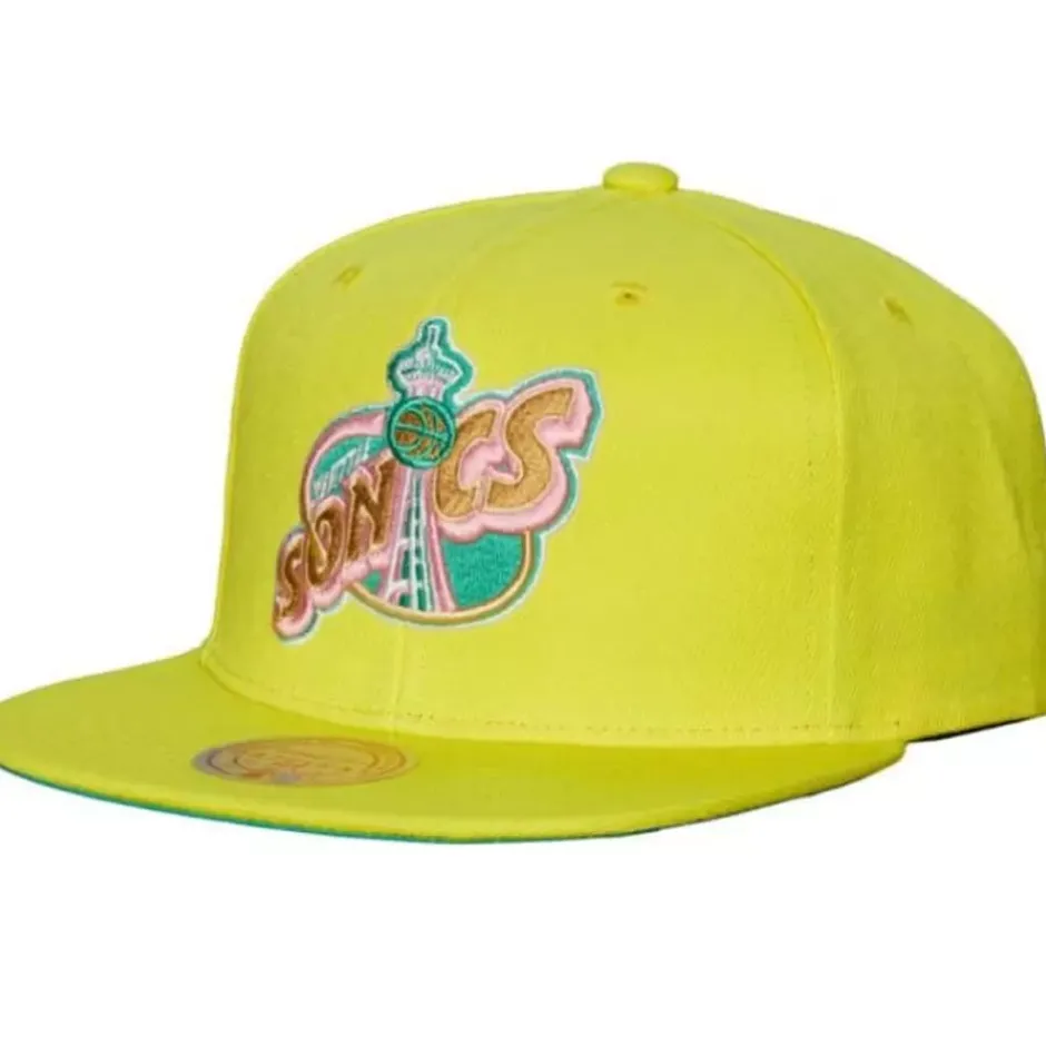 Mitchell & Ness Snapback-Pastel Snapback Hwc Seattle Supersonics