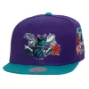 Mitchell & Ness Snapback-Patch Overload Snapback Hwc Charlotte Hornets