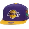 Mitchell & Ness Snapback-Patch Overload Snapback Los Angeles Lakers