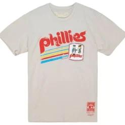 Men Mitchell & Ness T-Shirts & Tops-Phil And Phyllis Tee Philadelphia Phillies