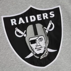 Men Mitchell & Ness Hoodies & Sweatshirts-Pinnacle Heavyweight Fleece Hoodie Oakland Raiders
