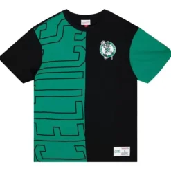 Men Mitchell & Ness T-Shirts & Tops-Play By Play 2.0 S/S Tee Boston Celtics