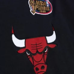Men Mitchell & Ness T-Shirts & Tops-Play By Play 2.0 S/S Tee Chicago Bulls