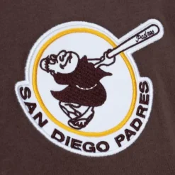 Men Mitchell & Ness T-Shirts & Tops-Play By Play 2.0 S/S Tee San Diego Padres