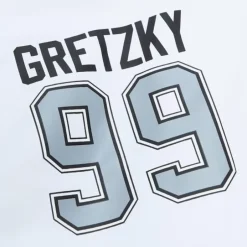 Men Mitchell & Ness Jackets & Outerwear-Player Burst Warm Up Jacket Los Angeles Kings Wayne Gretzky