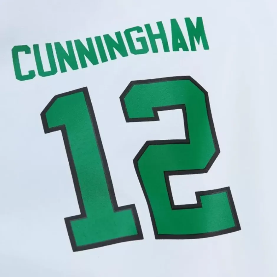 Men Mitchell & Ness Jackets & Outerwear-Player Burst Warm Up Jacket Philadelphia Eagles Randall Cunningham