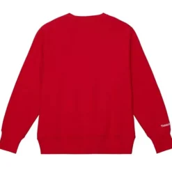 Men Mitchell & Ness Hoodies & Sweatshirts-Playoff Win 2.0 Crew Cincinnati Reds