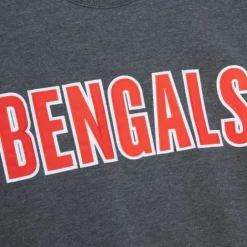 Men Mitchell & Ness Hoodies & Sweatshirts-Playoff Win 2.0 Crew Cincinnati Bengals
