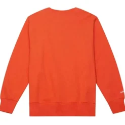 Men Mitchell & Ness Hoodies & Sweatshirts-Playoff Win 2.0 Crew Cleveland Browns