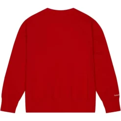 Men Mitchell & Ness Hoodies & Sweatshirts-Playoff Win 2.0 Crew Vintage Philadelphia Phillies