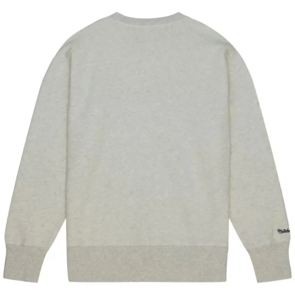 Men Mitchell & Ness Hoodies & Sweatshirts-Playoff Win 2.0 Crew Vintage Kansas City Chiefs