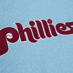 Men Mitchell & Ness Hoodies & Sweatshirts-Playoff Win 2.0 Crew Vintage Philadelphia Phillies