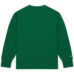 Men Mitchell & Ness Hoodies & Sweatshirts-Playoff Win 2.0 Crew Vintage Philadelphia Eagles