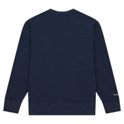 Men Mitchell & Ness Hoodies & Sweatshirts-Playoff Win 2.0 Crew Vintage New York Rangers