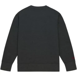 Men Mitchell & Ness Hoodies & Sweatshirts-Playoff Win 2.0 Crew Vintage Philadelphia 76Ers