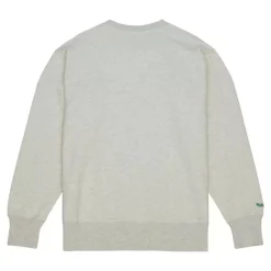 Men Mitchell & Ness Hoodies & Sweatshirts-Playoff Win 2.0 Crew Vintage Philadelphia Eagles