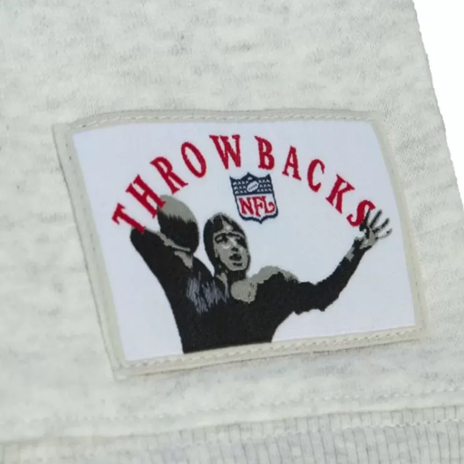 Men Mitchell & Ness Hoodies & Sweatshirts-Playoff Win 2.0 Crew Vintage Philadelphia Eagles