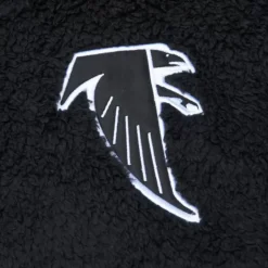 Men Mitchell & Ness Hoodies & Sweatshirts-Polar Fleece 1/4 Zip Pullover Hoodie Atlanta Falcons