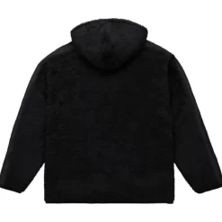 Men Mitchell & Ness Hoodies & Sweatshirts-Polar Fleece 1/4 Zip Pullover Hoodie Pittsburgh Steelers