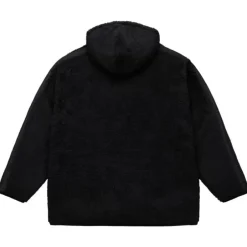 Men Mitchell & Ness Hoodies & Sweatshirts-Polar Fleece 1/4 Zip Pullover Hoodie Cleveland Browns