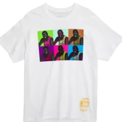 Men Mitchell & Ness T-Shirts & Tops-Pop Art Tee Los Angeles Lakers Magic Johnson