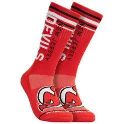 Woman Mitchell & Ness Accessories-Power Play Crew Socks New Jersey Devils