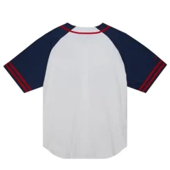 Men Mitchell & Ness T-Shirts & Tops-Practice Day Button Front Jersey Howard University