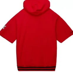 Men Mitchell & Ness Hoodies & Sweatshirts-Pre-Game Ss Fleece Hoodie Ohio State