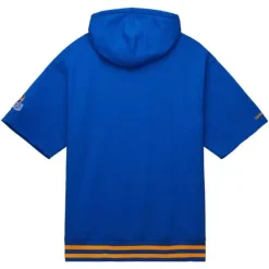 Men Mitchell & Ness Hoodies & Sweatshirts-Pre-Grame Ss Fleece Hoodie Los Angeles Rams