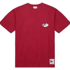 Men Mitchell & Ness T-Shirts & Tops-Premium Pocket Tee Arizona Cardinals