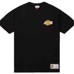 Men Mitchell & Ness T-Shirts & Tops-Premium Pocket Tee Los Angeles Lakers