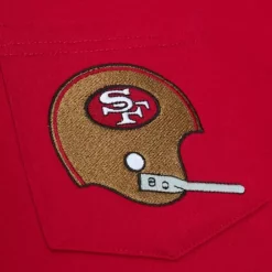 Men Mitchell & Ness T-Shirts & Tops-Premium Pocket Tee San Francisco 49Ers