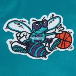 Men Mitchell & Ness Jackets & Outerwear-Primetime Lightweight Satin Jacket Charlotte Hornets