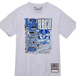 Men Mitchell & Ness T-Shirts & Tops-Proud Tee Hampton University