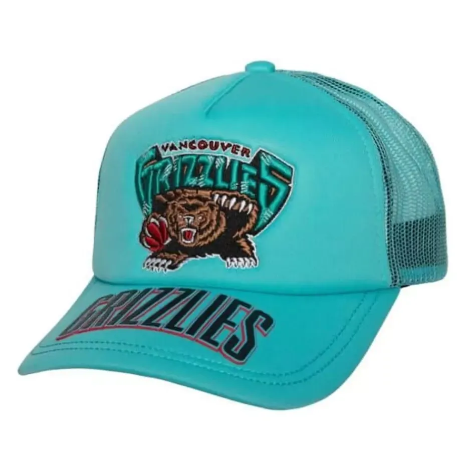 Mitchell & Ness Snapback-Puff The Magic Trucker Snapback Hwc Vancouver Grizzlies