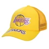 Mitchell & Ness Snapback-Puff The Magic Trucker Snapback Hwc Los Angeles Lakers