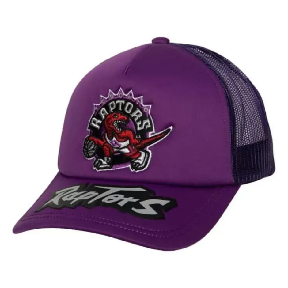 Mitchell & Ness Snapback-Puff The Magic Trucker Snapback Hwc Toronto Raptors