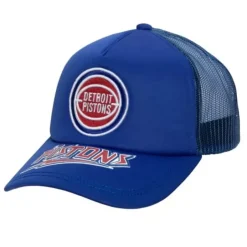 Mitchell & Ness Snapback-Puff The Magic Trucker Snapback Hwc Detroit Pistons