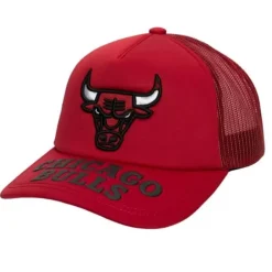 Mitchell & Ness Snapback-Puff The Magic Trucker Snapback Hwc Chicago Bulls