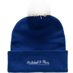 Mitchell & Ness Knit-Punch Out Pom Knit Tampa Bay Lightning