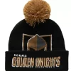 Mitchell & Ness Knit-Punch Out Pom Knit Vegas Golden Knights