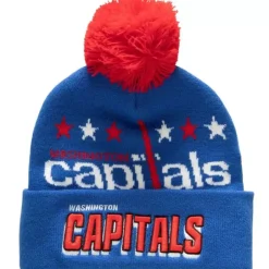 Mitchell & Ness Knit-Punch Out Pom Knit Washington Capitals