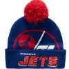 Mitchell & Ness Knit-Punch Out Pom Knit Winnipeg Jets